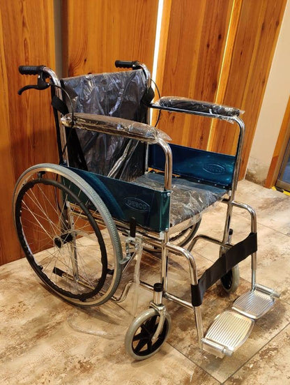 Fauteuil roulant manuel en acier - KJT601